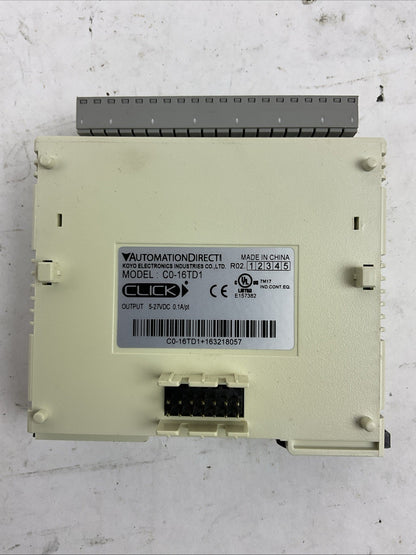 AUTOMATIONDIRECT C0-16TD1 OUTPUT MODULE 5-27VDC 0.1A/pt