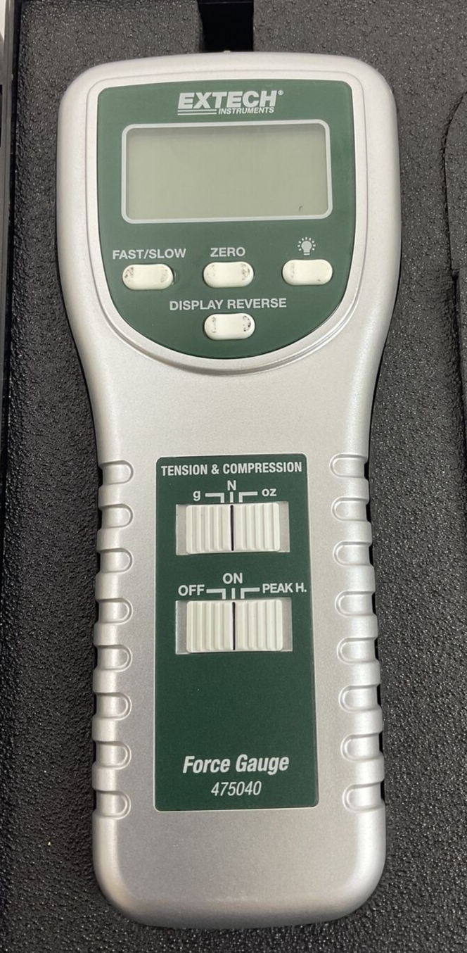 EXTECH DIGITAL 475040 FORCE GAUGE *POWER CORD NOT INCLUDED*