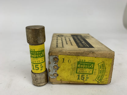 Gould Shawmut Amp-trap A2Y15 15A 250V Fuse "Lot of 10"