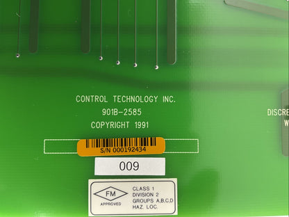 CONTROL TECHNOLOGY 901B-2585 16 PT TTL INPUT MODULE
