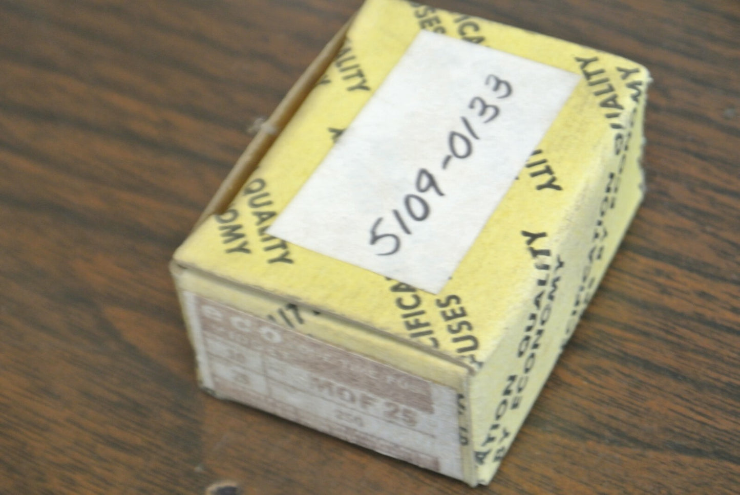 BOX of 10 / ECONOMY / FPE MOF-25 MIDGET ONE-TIME FUSE / 25A / 250V