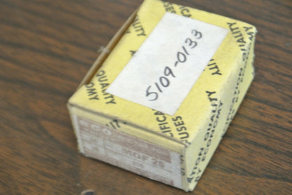 BOX of 10 / ECONOMY / FPE MOF-25 MIDGET ONE-TIME FUSE / 25A / 250V