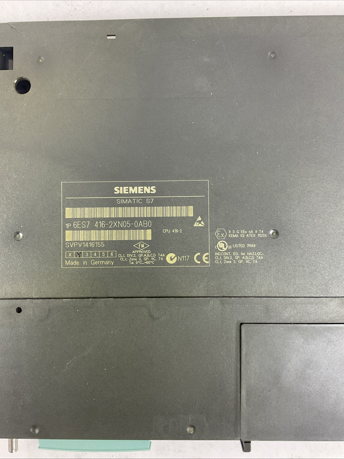 SIEMENS 6ES7 416-2XN05-0AB0 SIMATIC S7 PROCESSOR MODULE
