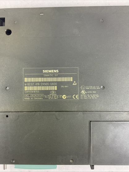 SIEMENS 6ES7 416-2XN05-0AB0 SIMATIC S7 PROCESSOR MODULE