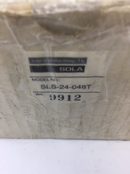 SOLA SLS-24-048T REGULATED POWER SUPPLY 240VAC 63HZ OUTPUT 24VDC