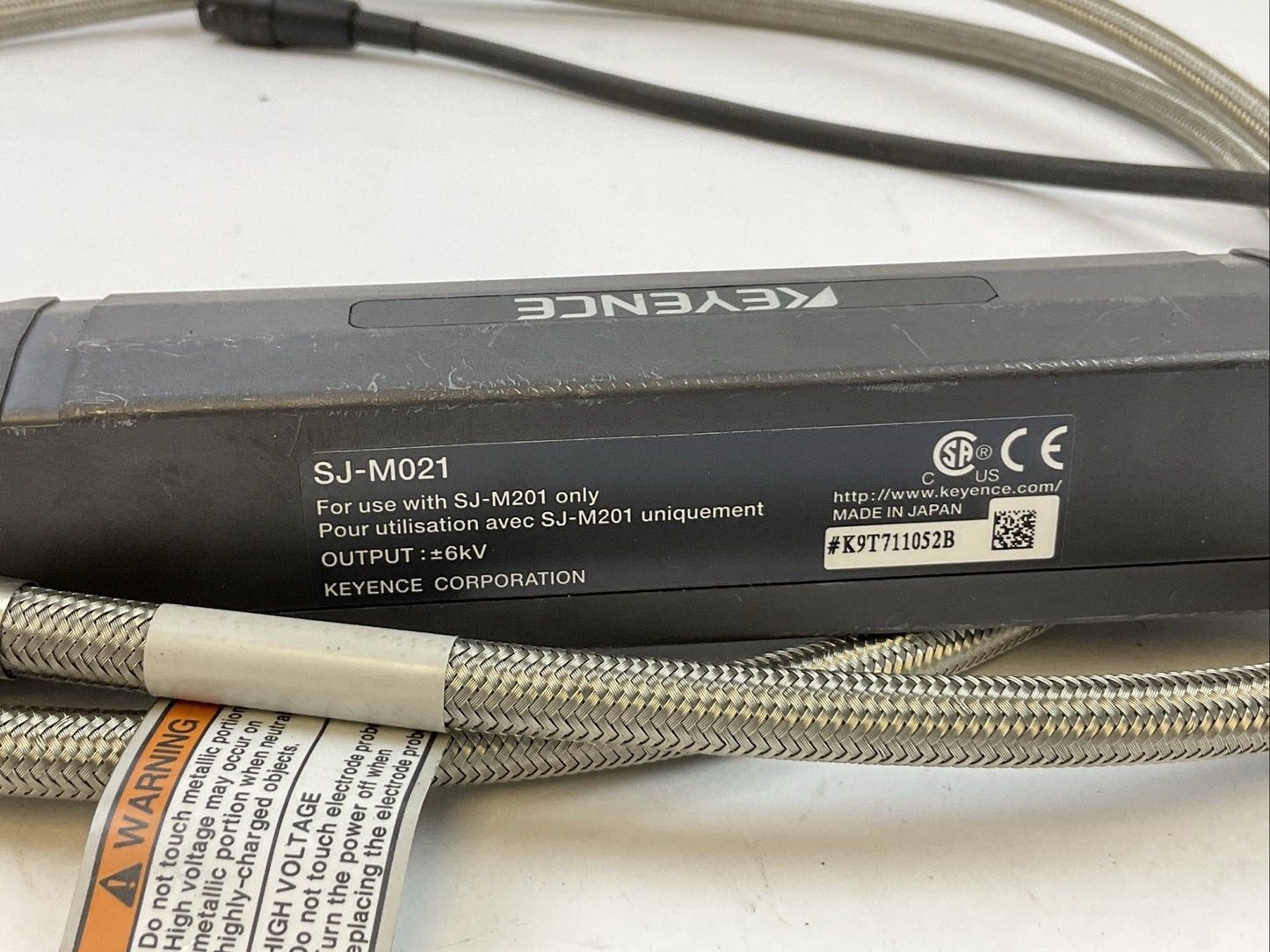 KEYENCE SJ-M021 STATIC ELIMINATOR