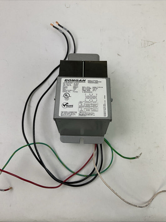 DONGAN 35-1015 SINGLE PHASE TRANSFORMER 0.150KVA PRI 240X480V SEC 120/240V