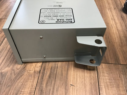 WESTINGHOUSE DRI-VAR CAPACITOR IN05480A17A 10KVAR 480V 60HZ 3 PHASE OUTDOOR
