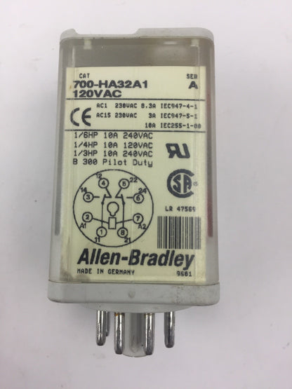 ALLEN BRADLEY 700-HA32A1 RELAY SER A 120VAC