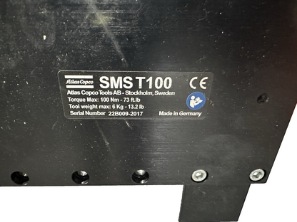 ATLAS COPCO SMST100 TORQUE REACTION ARM TOOL BALANCER 100NM INDUSTRIAL ASSEMBLY