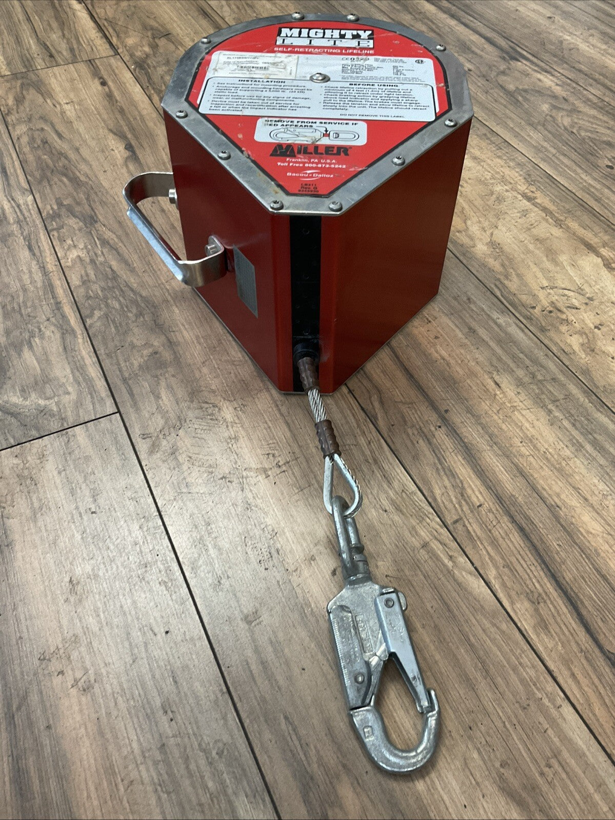 MILLER RL175BSS/175FT MIGHTY LITE SELF-RETRACTING LIFELINE