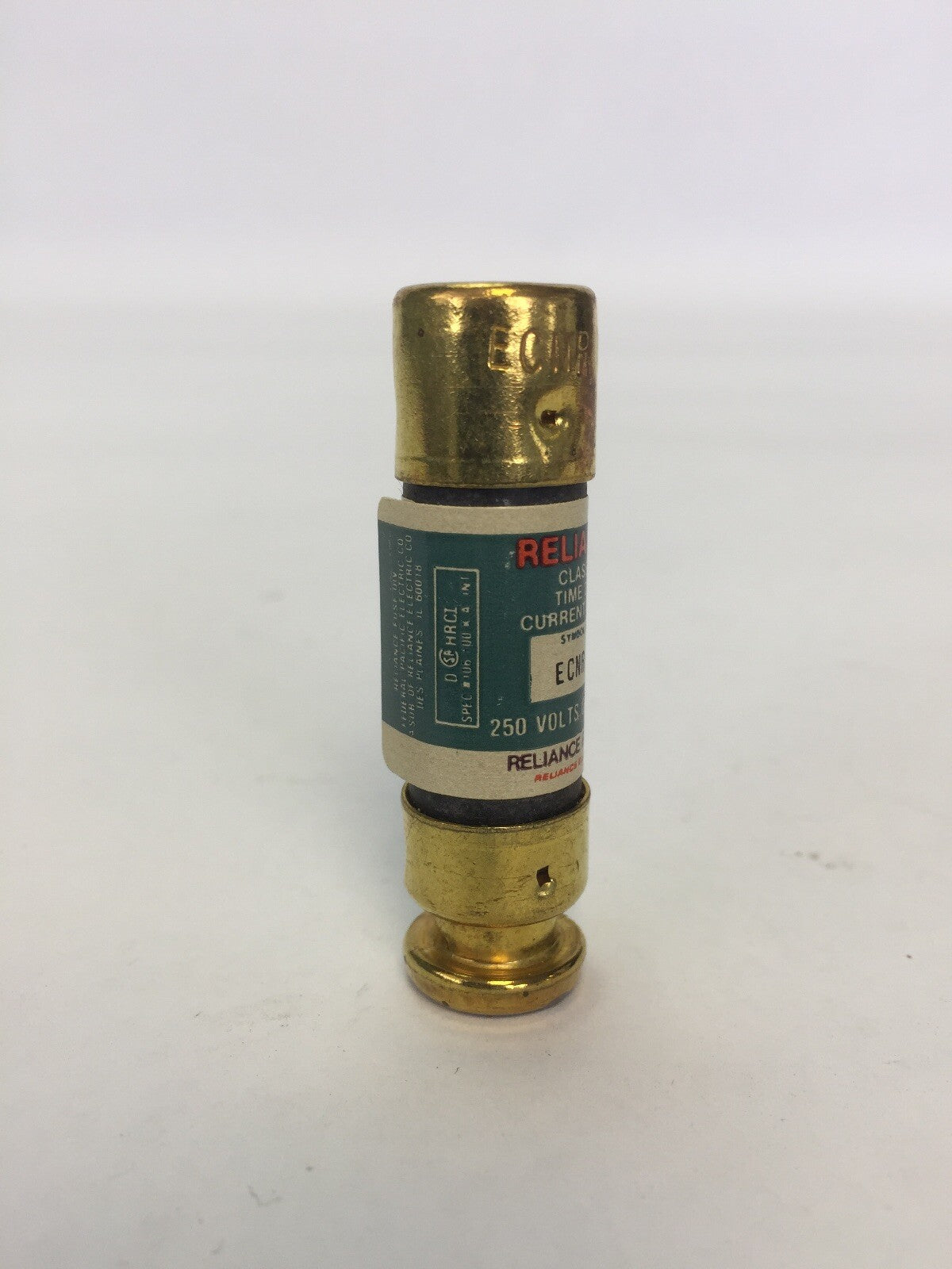 BRUSH/RELIANCE ECNR 1 1/8 FUSE 250VAC 1-1/8AMP CLASS RK5 (LOT OF 6)