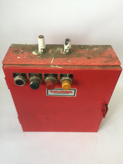 SYLVANIA CLARK CONTROL 10665 FIRE PUMP ALARM PANEL