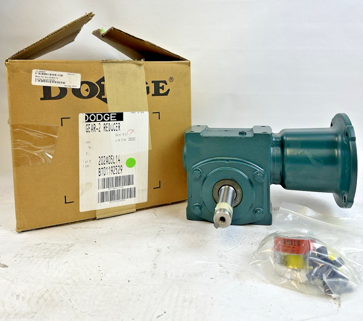 DODGE 202A05L14 TIGEAR-2 GEAR REDUCER 5:1 RATIO