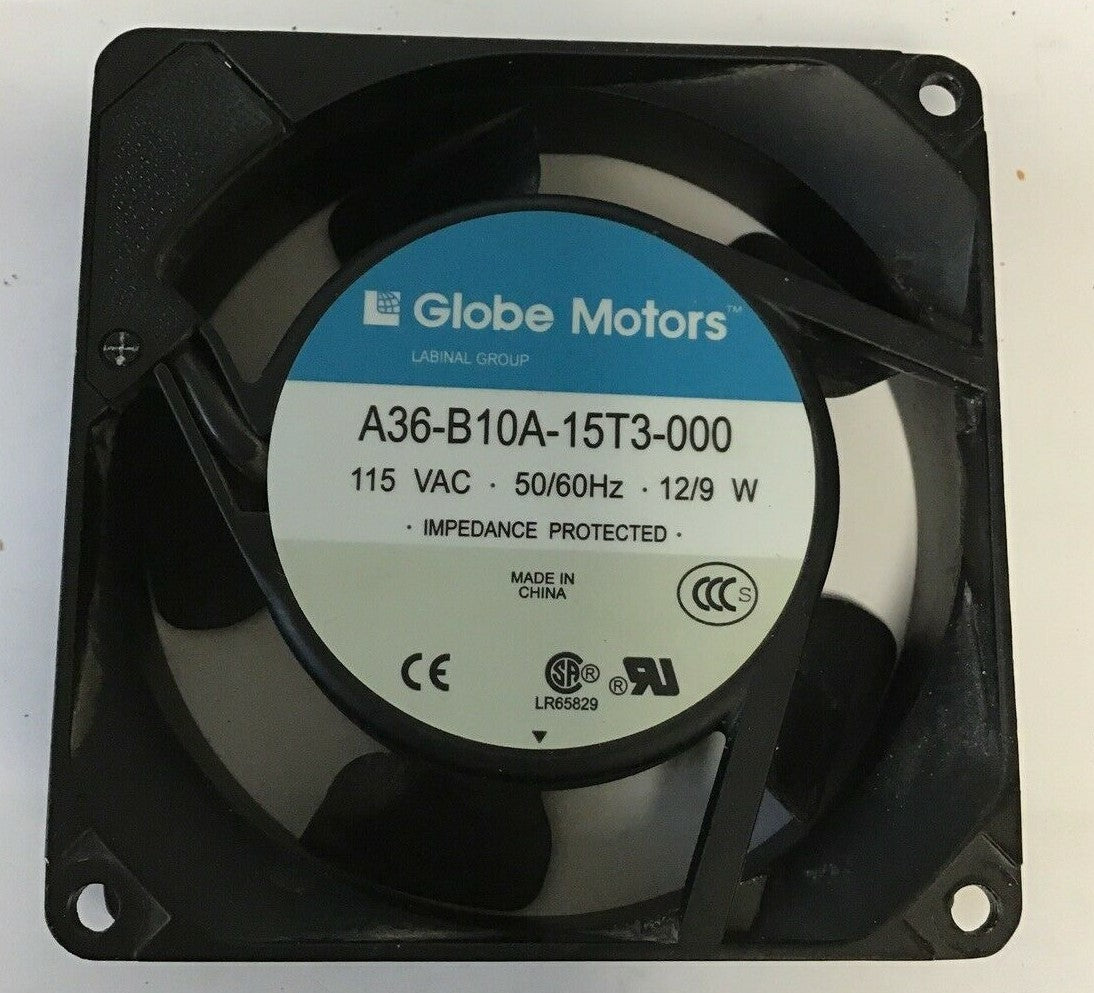 GLOBE MOTORS A36-B10A-15T3-000 FAN 115VAC 50/60HZ ***LOTOF2***