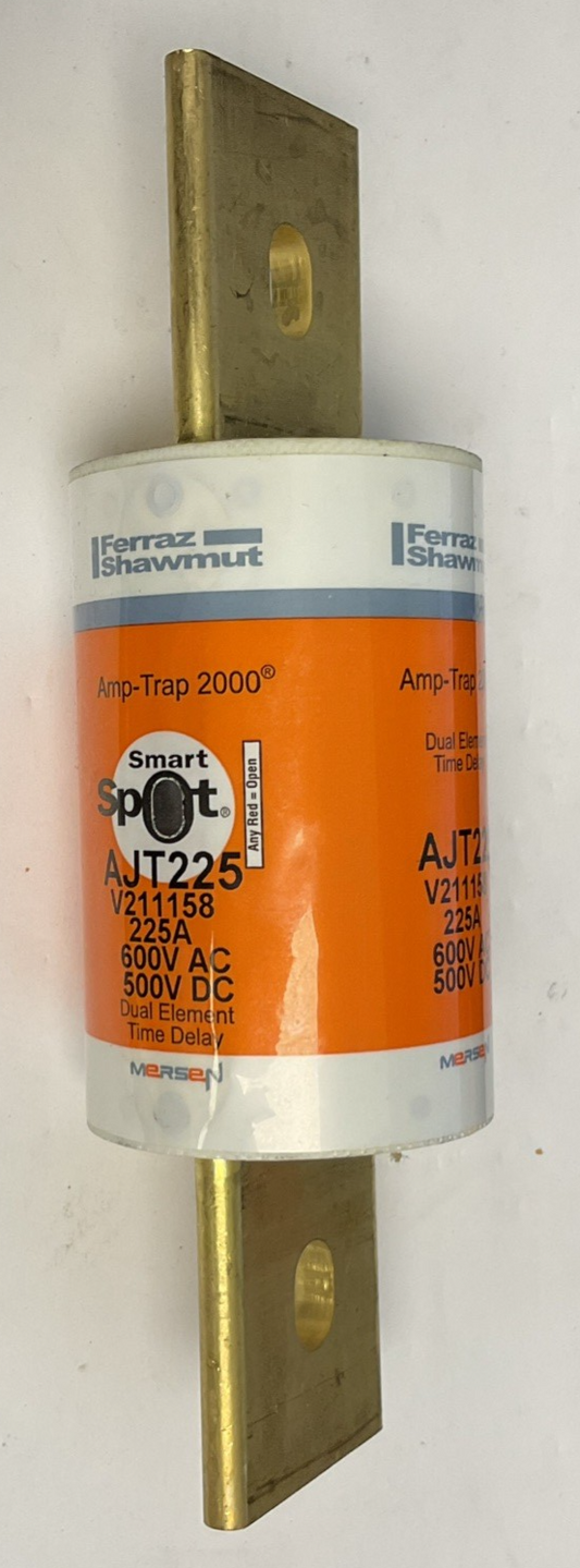 FERRAZ SHAWMUT AJT225 FUSE 600VAC 500VDC AMP-TRAP 2000 CLASS J 225A