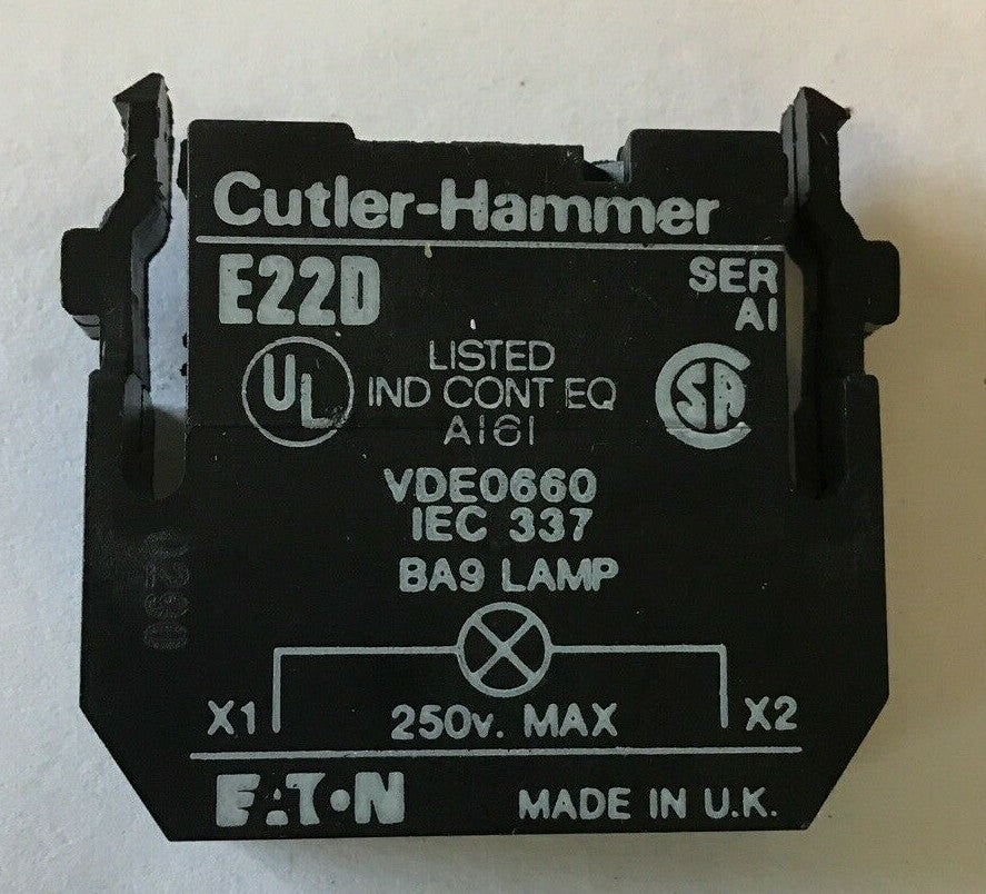 CUTLER HAMMER LEVER SELECTOR 3POS W/CUTLER HAMMER E22D