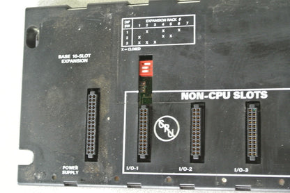 GE FANUC IC693CHS392K - BASE 10-SLOT EXPANSION - EMI ENHANCED