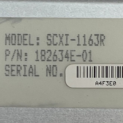 NATIONAL INSTRUMENTS SCXI-1163R 32-CHANNEL SOLID-STATE RELAY 300V