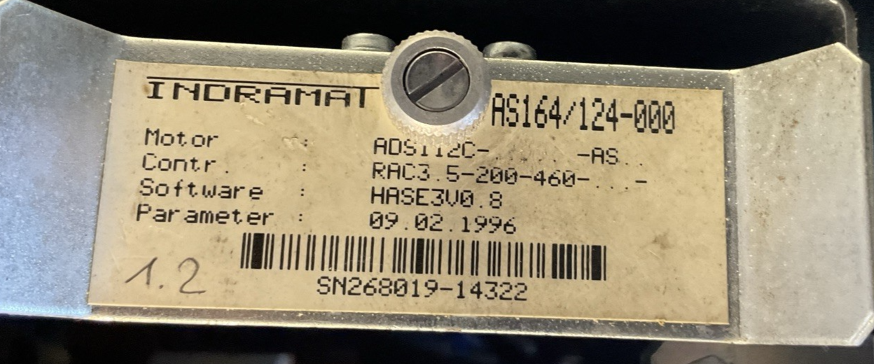 INDRAMAT RAC3.5-200-460-L00-Z1-220 AC MAIN SPINDLE DRIVE CONTROLLER 200A 460VAC
