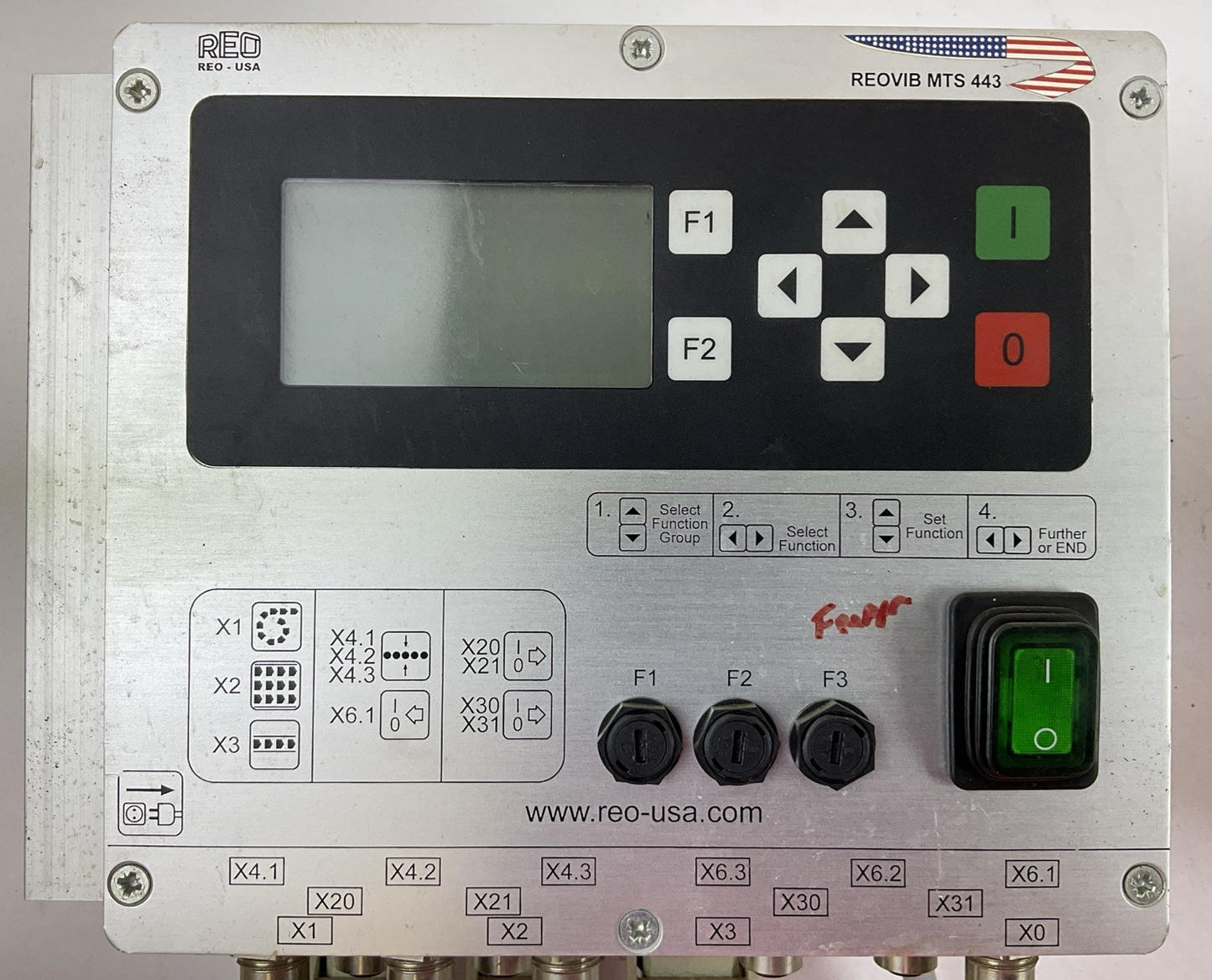 REO-USA REOVIB MTS 443 VIBRATORY CONTROLLER 110/240VAC