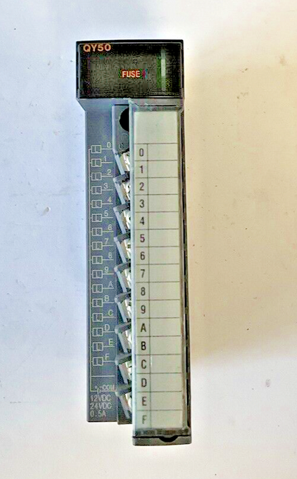 MITSUBISHI QY50 OUTPUT UNIT 12/24VDC 0.5A