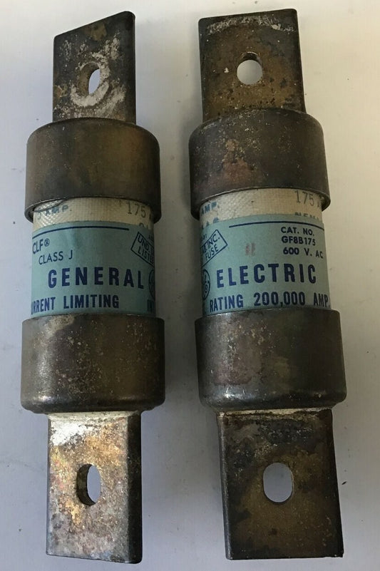 GENERAL ELECTRIC GF8B175 FUSE 600VAC 175AMP CLASS J ***LOTOF2***