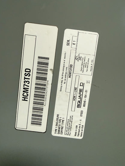SQUARE D HMC73TSD SER E1 12229991490010001 BGA36050 FA36020 HDA36150 FA34020