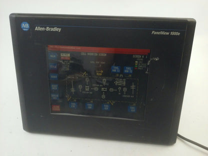 ALLEN BRADLEY 2711E-T10C6 SER. D REV. A  PANELVIEW 1000E TERMINAL FRN 5.14