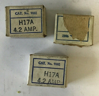CUTLER HAMMER 9102 H17A 4.2AMP HEATER****LOTOF3****