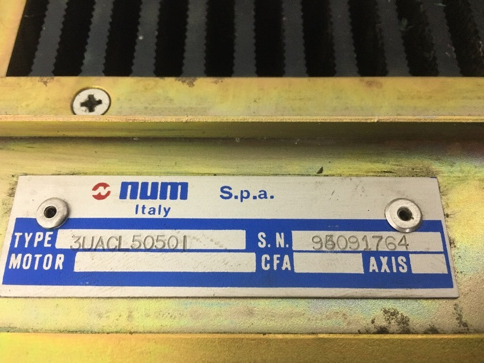 NUM SERVOMAC SERVO DRIVE UNIVERSAL AC CONTROLLER 3UACL5050I