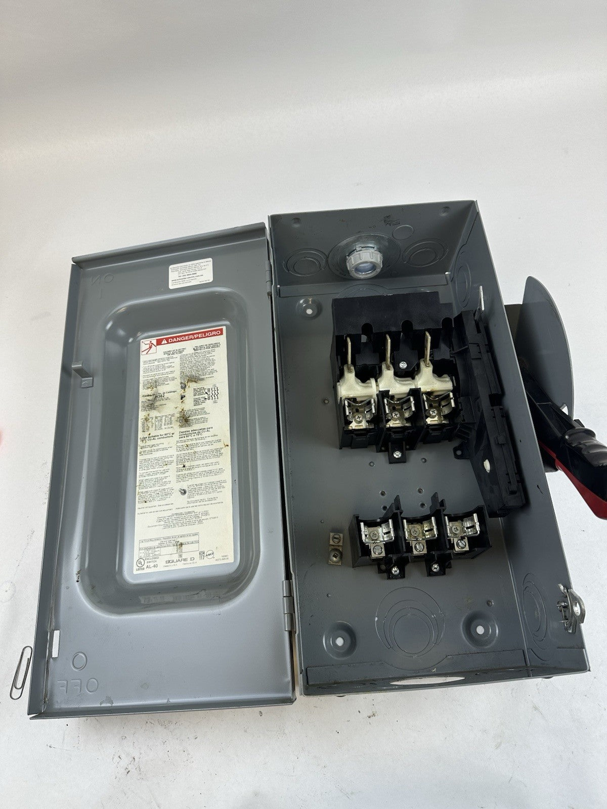SQUARE D H362 HEAVY DUTY SAFETY SWITCH 600 VOLT 60 AMP