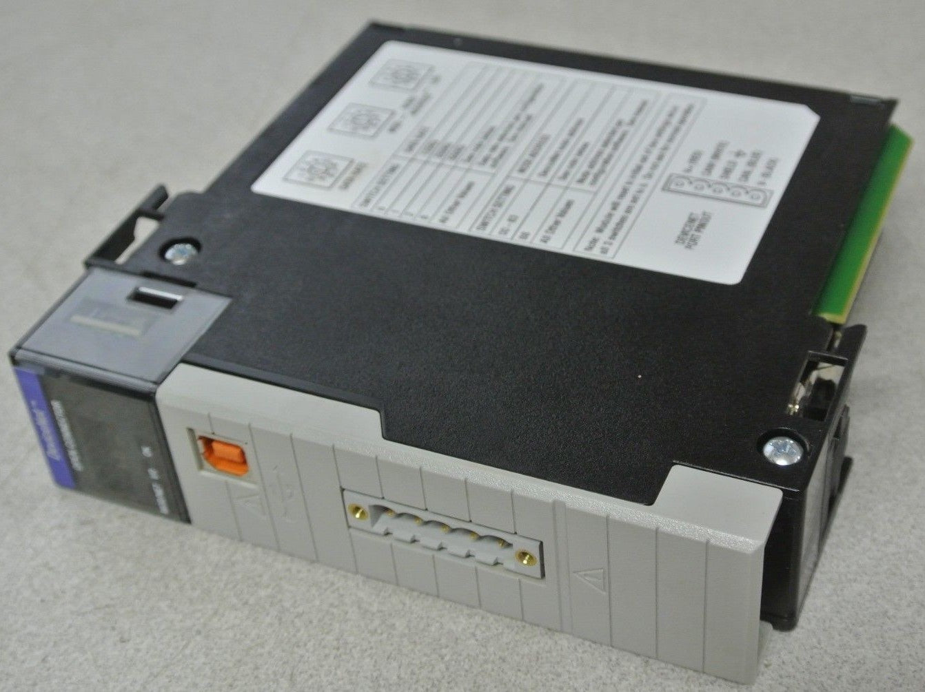 ALLEN-BRADLEY 1756-DNB DEVICENET BRIDGE SCANNER MODULE SER.E 25VDC