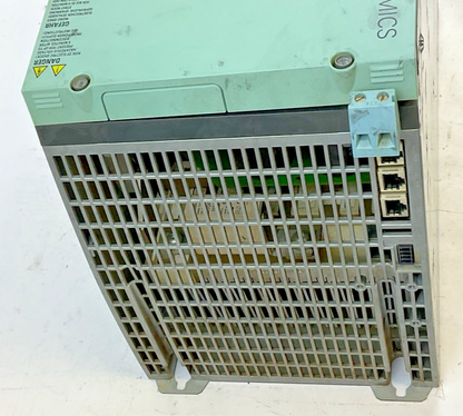 SIEMENS 1P 6SL3120-1TE28-5AA3 SINGLE MOTOR MODULE OUTPUT 3AC 400V 85A INPUT DC