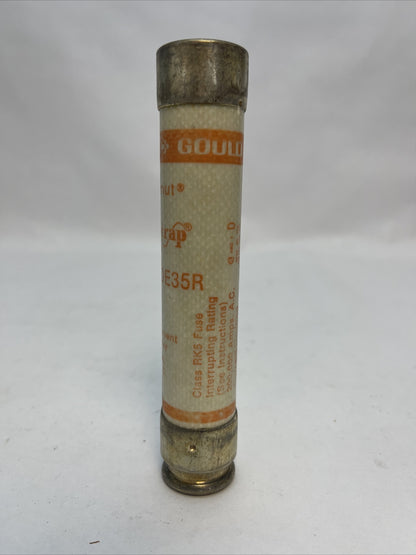 GOULD SHAWMUT ATS-DE35R AMP-TRAP DUAL ELEMENT FUSE 35AMP 600VAC (LOT OF 10)