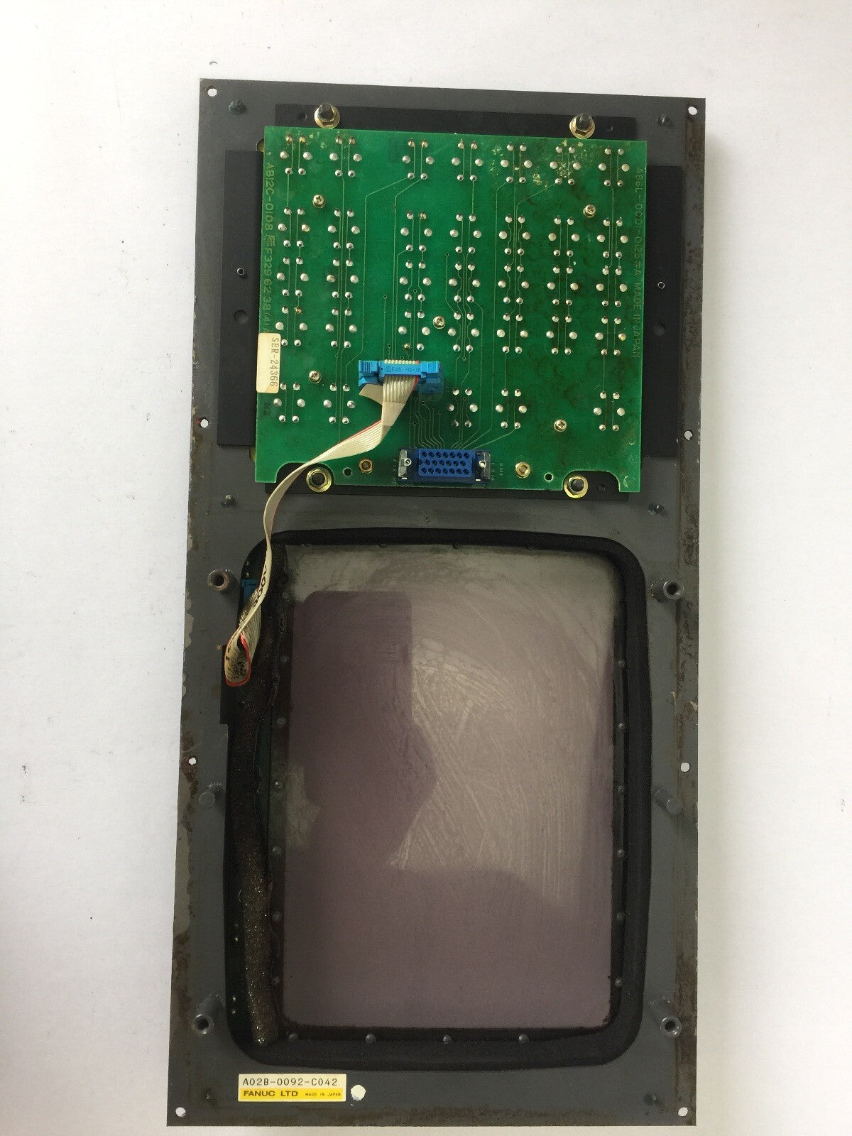 FANUC A02B-0092-C042 SERIES O-M FRONT PANEL WITH KEYBOARD