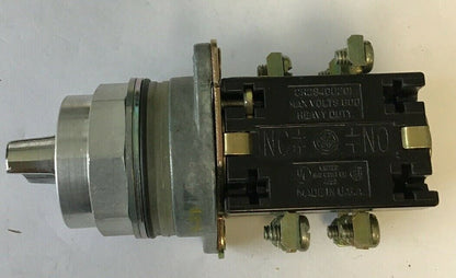 GENERAL ELECTRIC CR290YS203E1 NUC SELECTOR SWITCH 600V