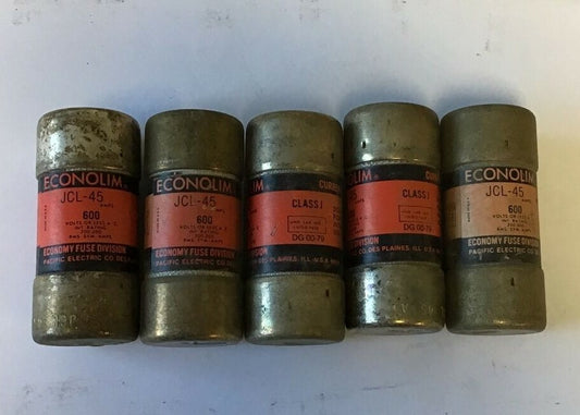 ECONOLIM JCL-45 FUSE CLASS J 600 VAC 45AMP***LOTOF5***