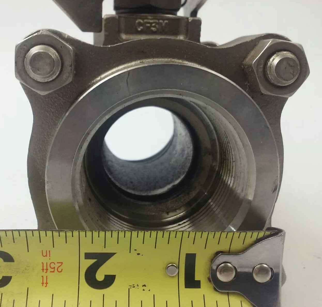SWAGELOCK SS-67PF24 BALL VALVE 1500 PSI@100F, 103 BAR@38C, 450F@ 500PSI, 1.25in
