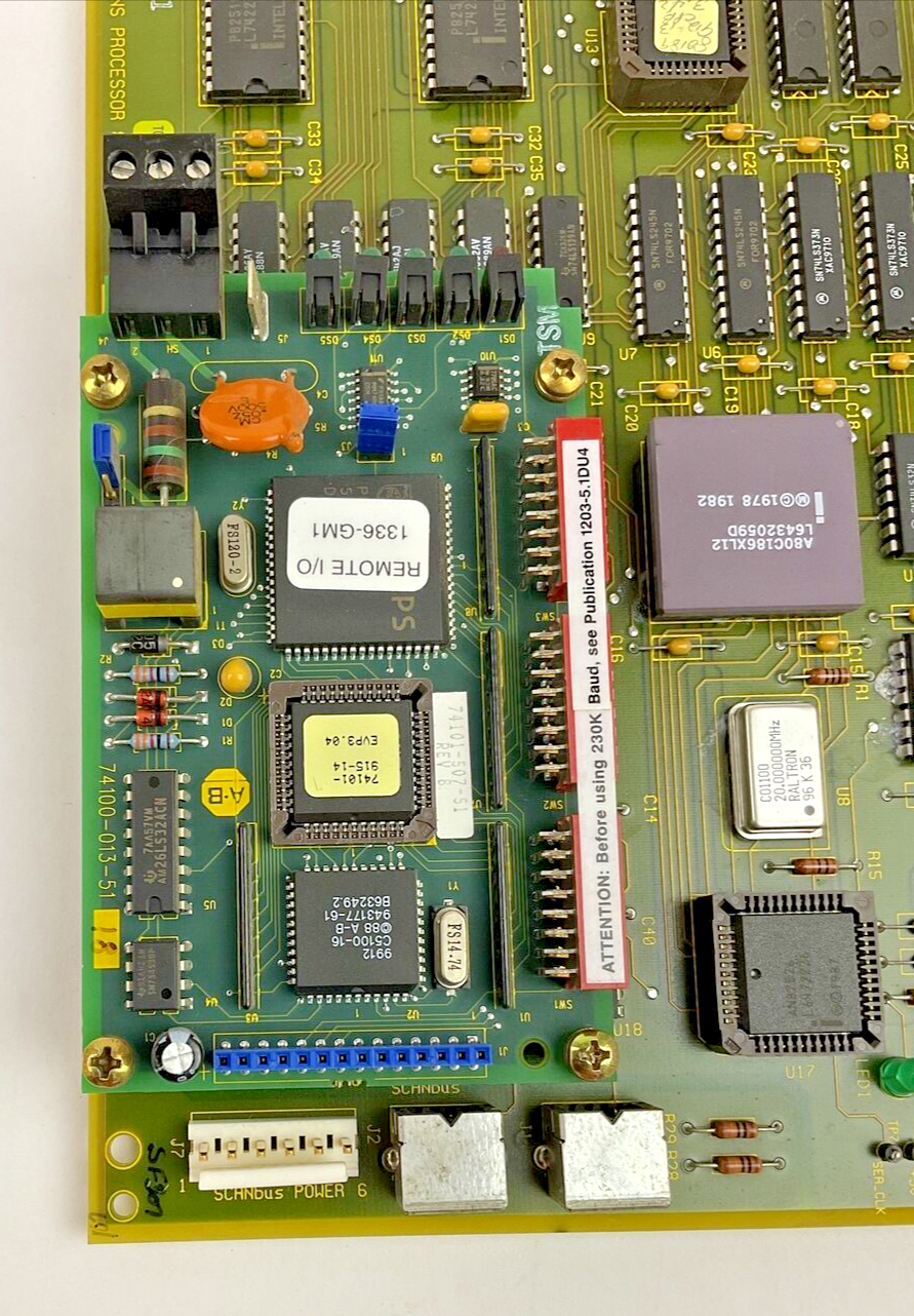 ALLEN BRADLEY 80165-078-52 E COMMUNICATIONS PROCESSOR