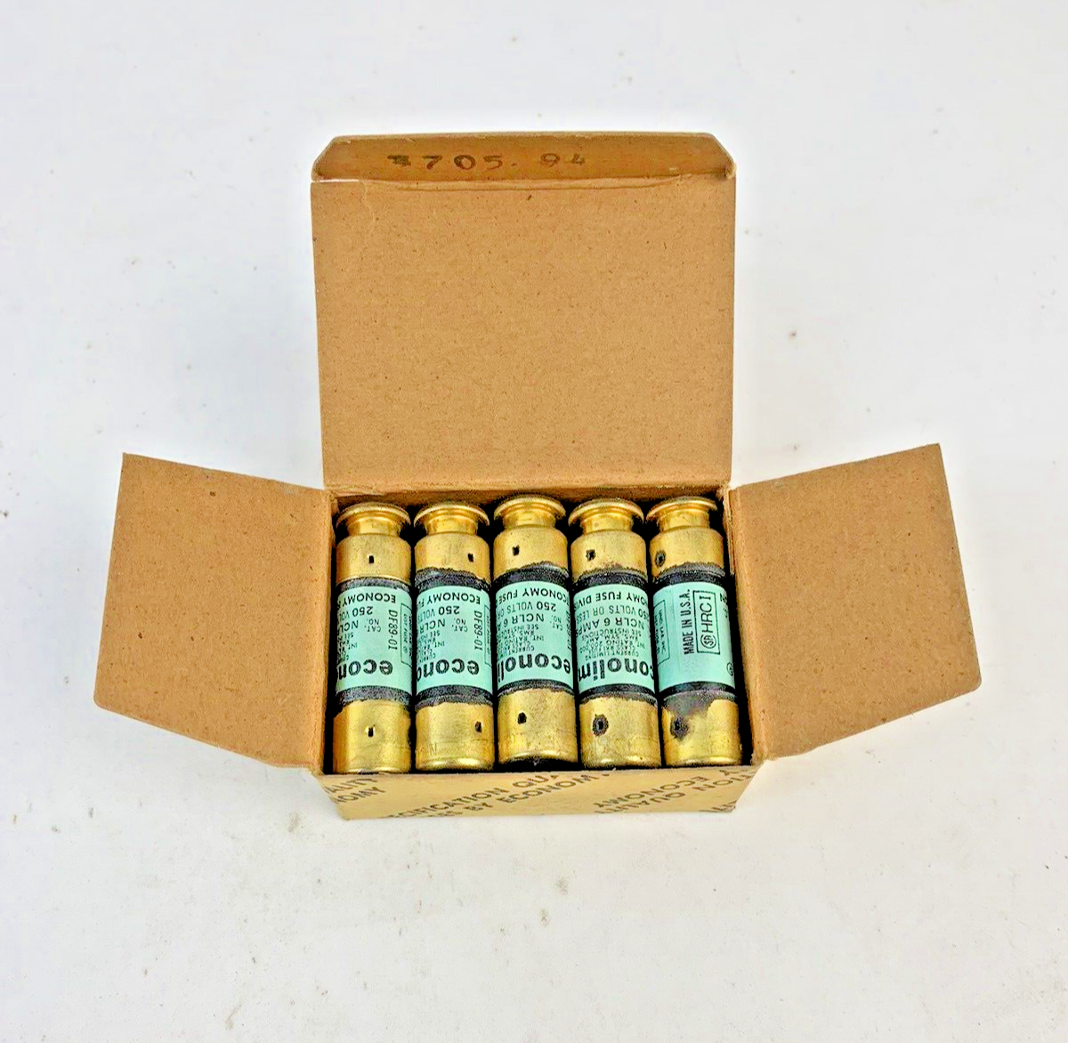 Economy Fuse - Econolim - NCLR 6 - 6A,  250V Fuse "Lot of 10"