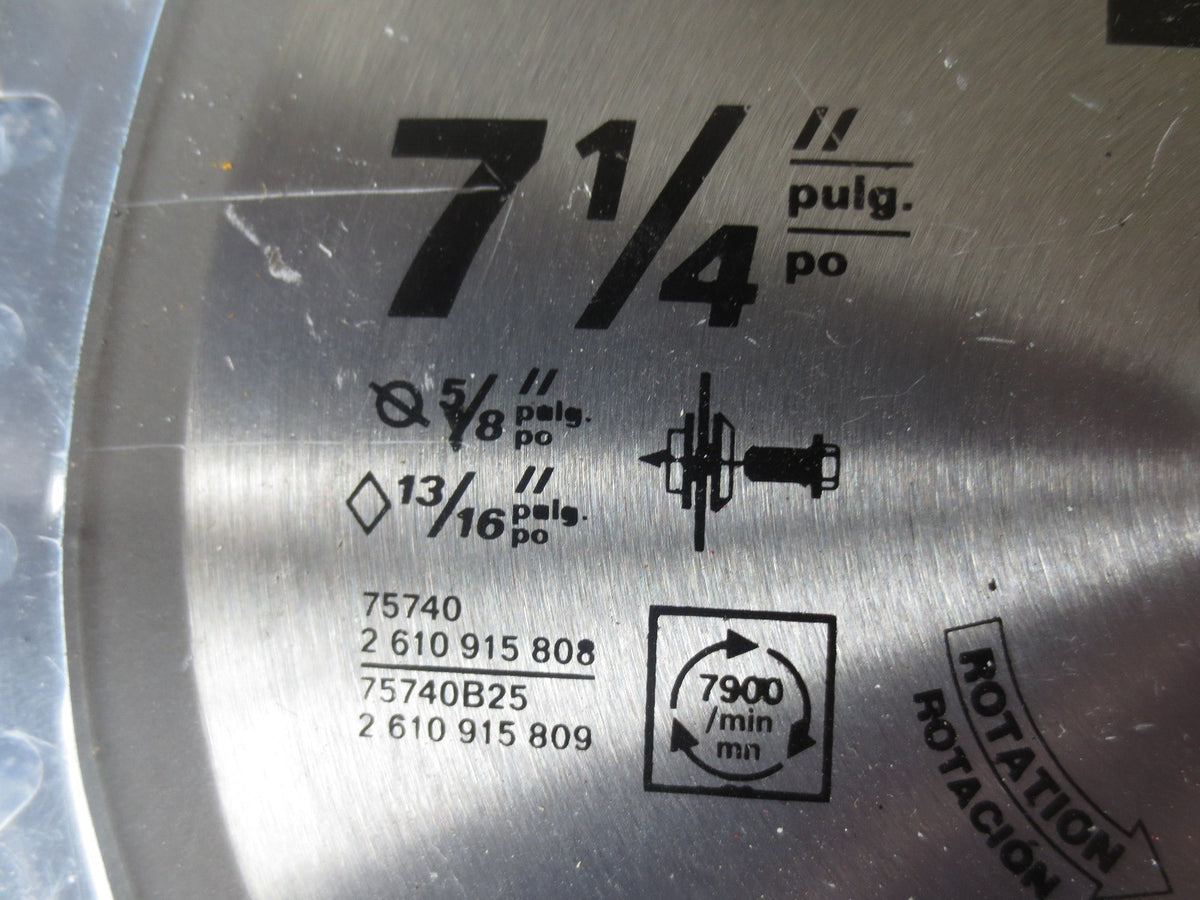 SKILSAW 75740 CIRCULAR SAW BLADE 7-1/4" 40T FINISHING - NEW SURPLUS