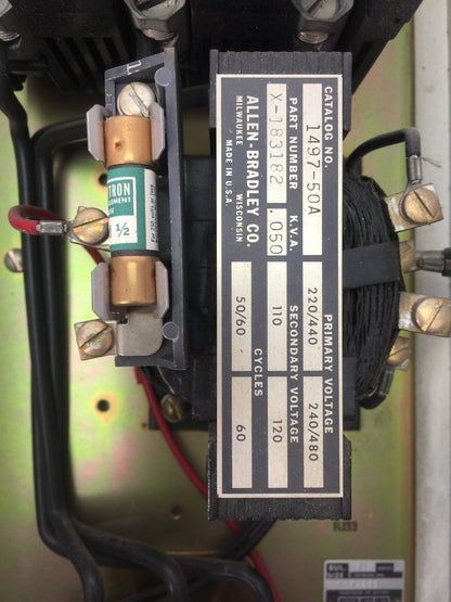 ALLEN BRADLEY 872239 COMBINATION STARTER 550V 10HP 3PH SIZE 1 BREAKER 3A
