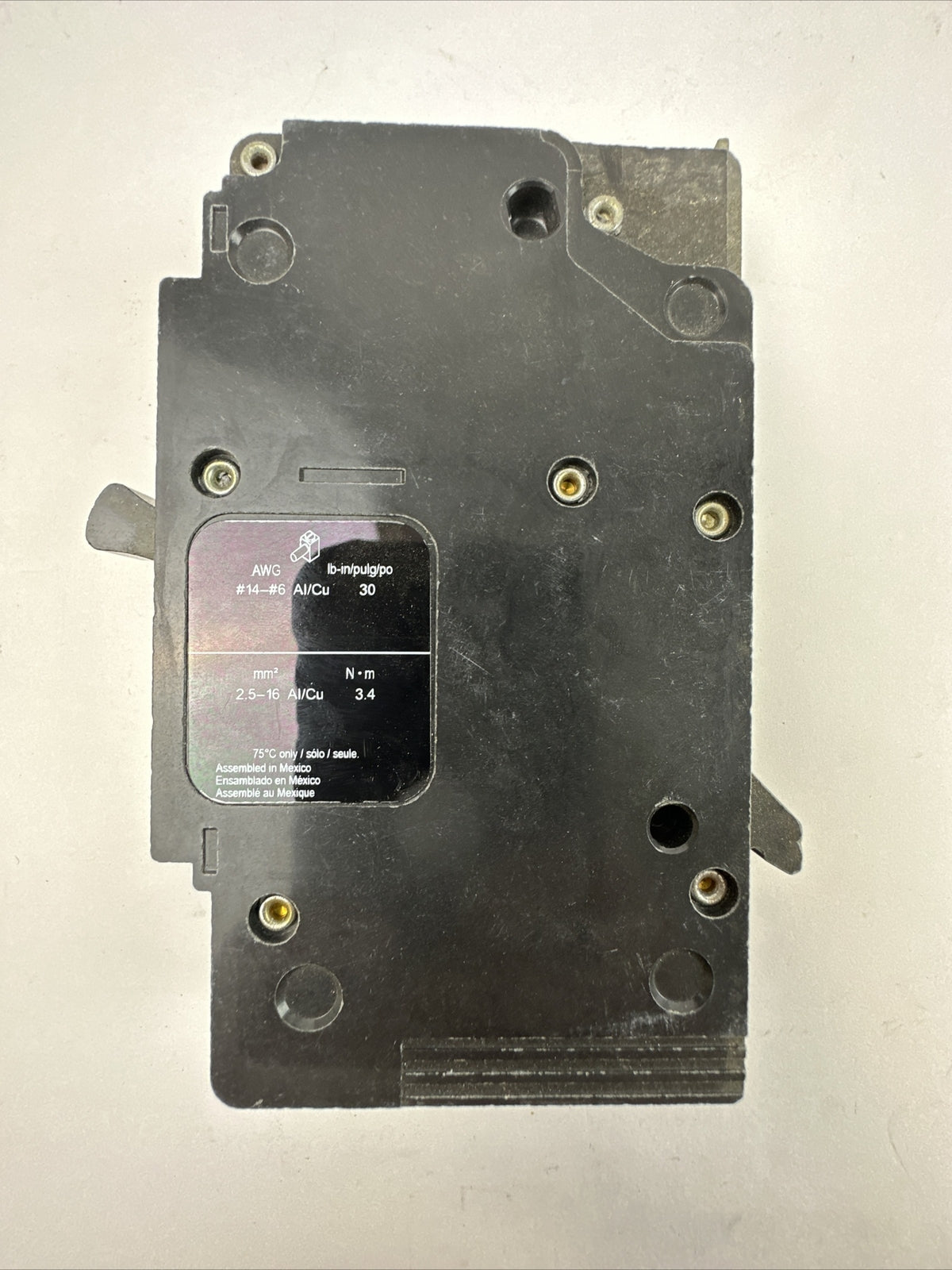 SQUARE D EGB14020 CIRCUIT BREAKER 277VAC 20AMP 1POLE HACR TYPE