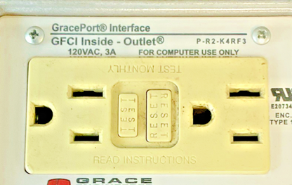 GRACEPORT P-R2-K4RF3 INTERFACE 120VAC 3A GFCI INSIDE-OUTLET