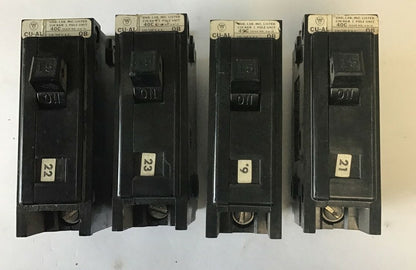 WESTINGHOUSE QB 1POLE 15A 120/240VAC ****LOTOF4****
