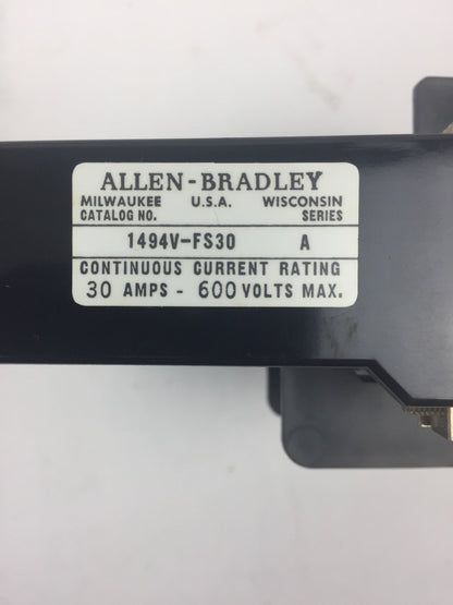 ALLEN BRADLEY 1494V-DHL233 FUSIBLE DISCONNECT SWITCH KIT 30A 250V TYPE 1,3,3R,12