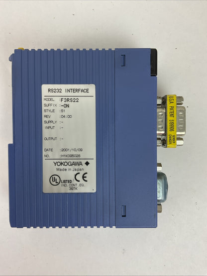 YOKOGAWA F3RS22-0N INTERFACE MODULE