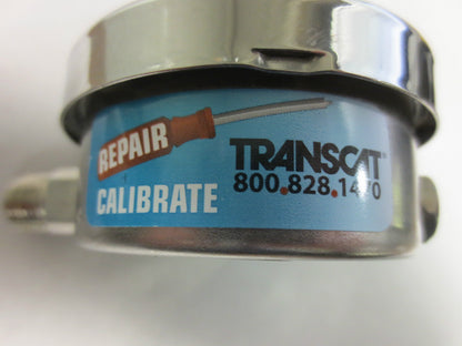 McDANIEL CODE KH 0-400 psi GAUGE 2-1/2" 1/4" NPT - LIQUID-FILLED - 316SS