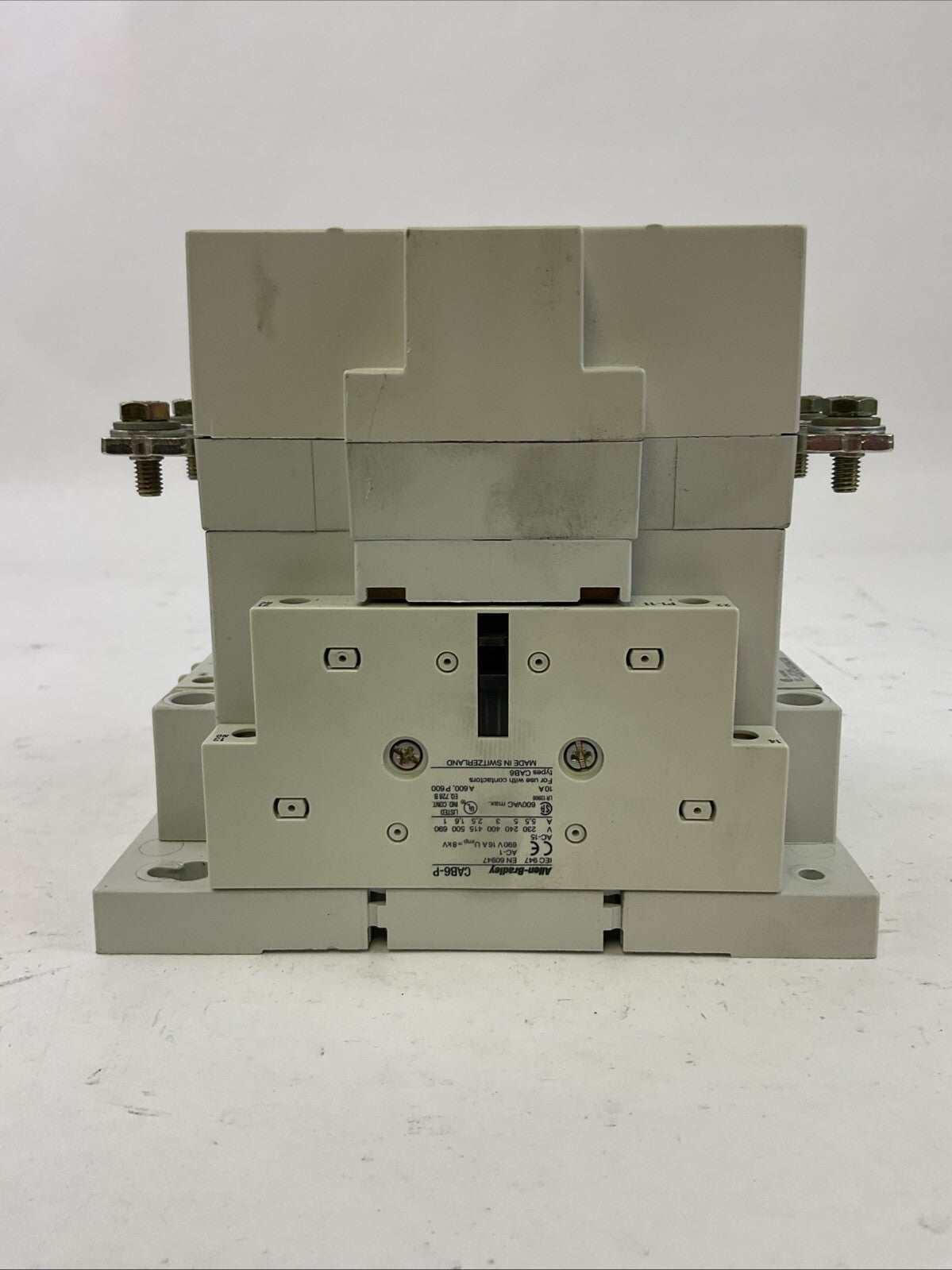 ALLEN BRADLEY CAB6-85 CONTACTOR 600VAC 160A 3PH 75HP COIL 230V 50/60HZ
